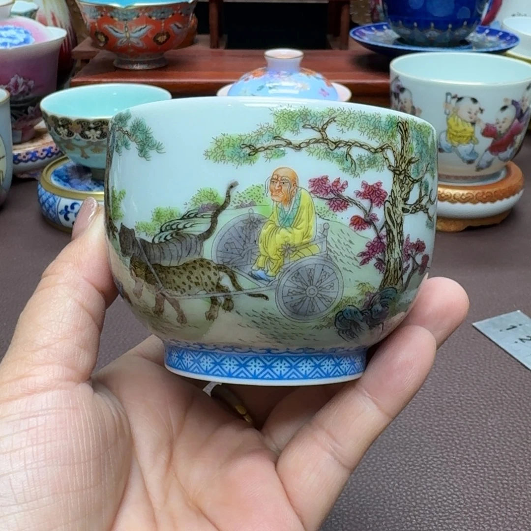 瓷片景德镇仿古手工制作精品展示