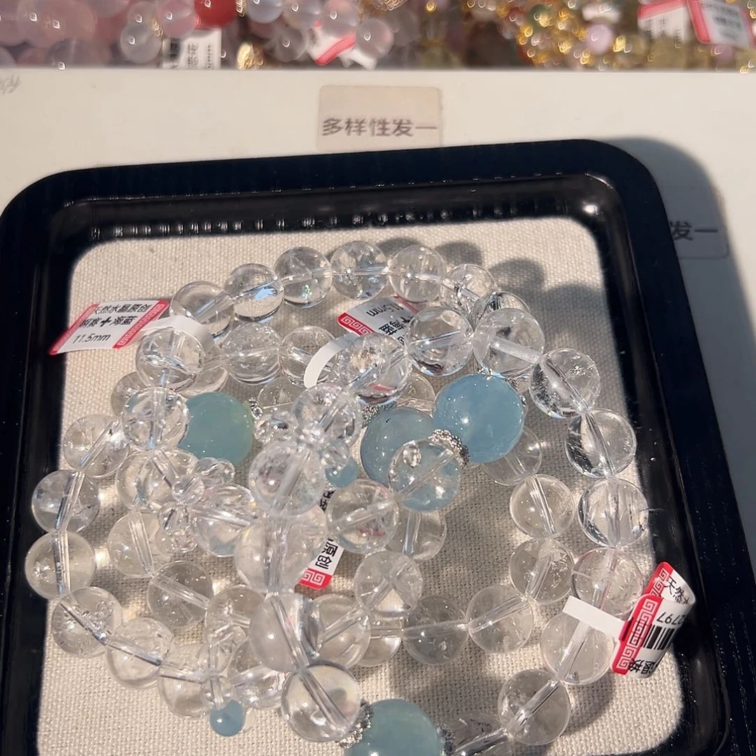 水晶手链未镶嵌多样性发一11+