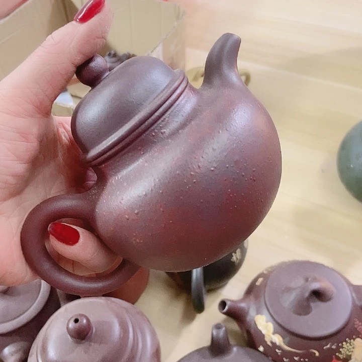 紫砂茶杯宜兴紫砂全手工制作