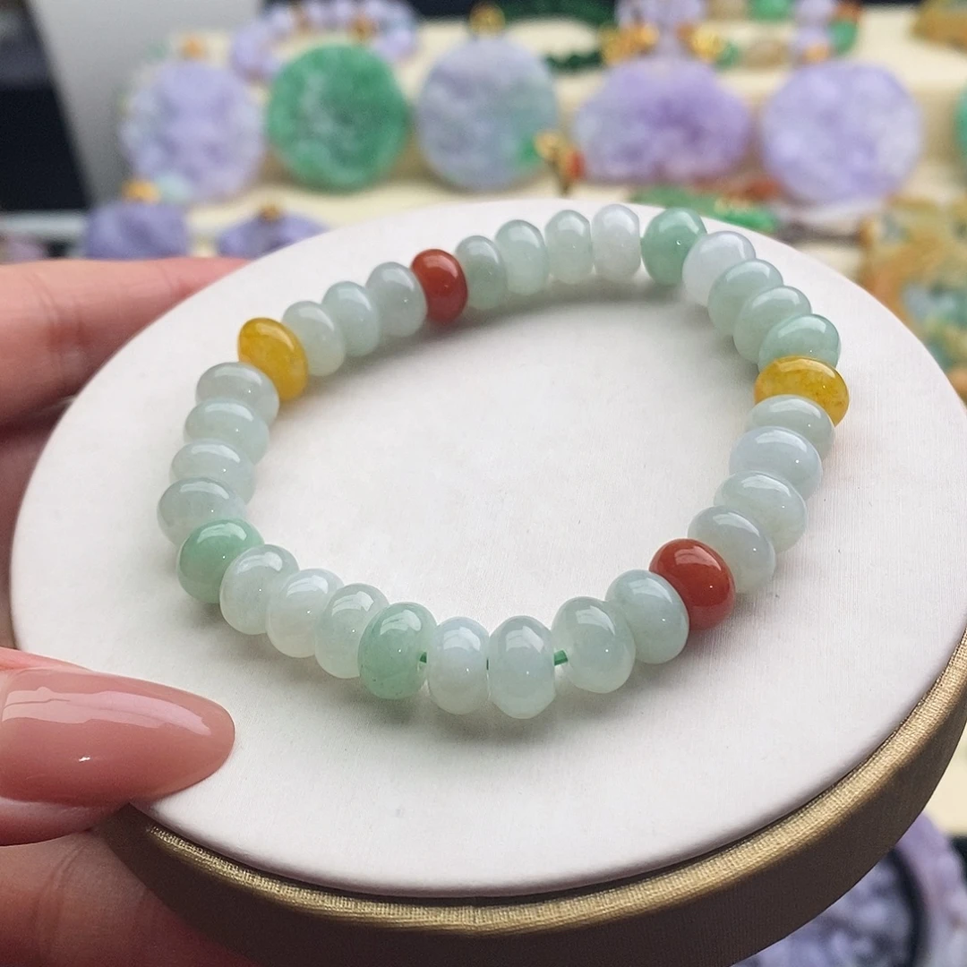 翡翠未镶嵌手串手串