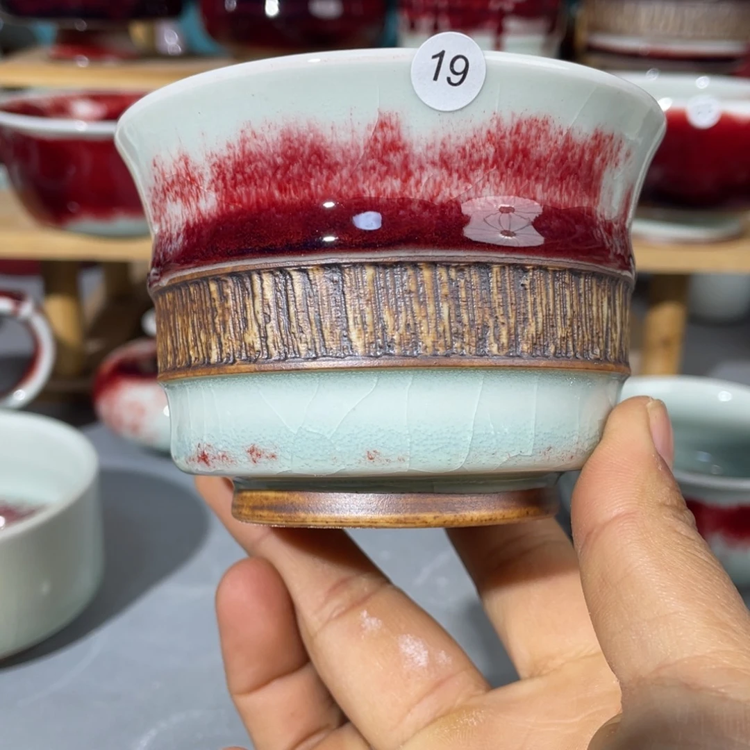 瓷片纯手工制作……微微瑕