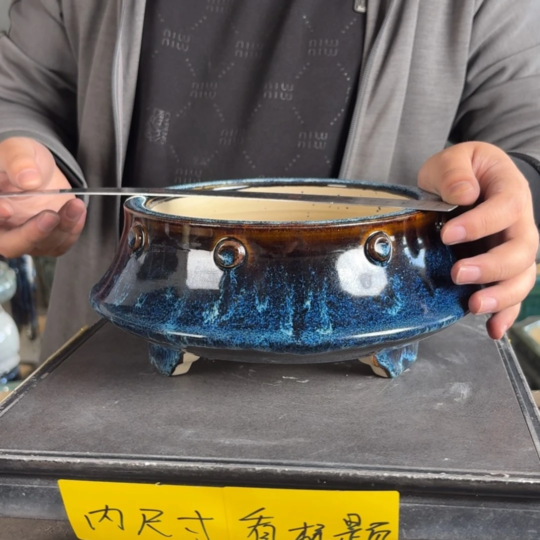 。一风堂石湾花盆 内17*6