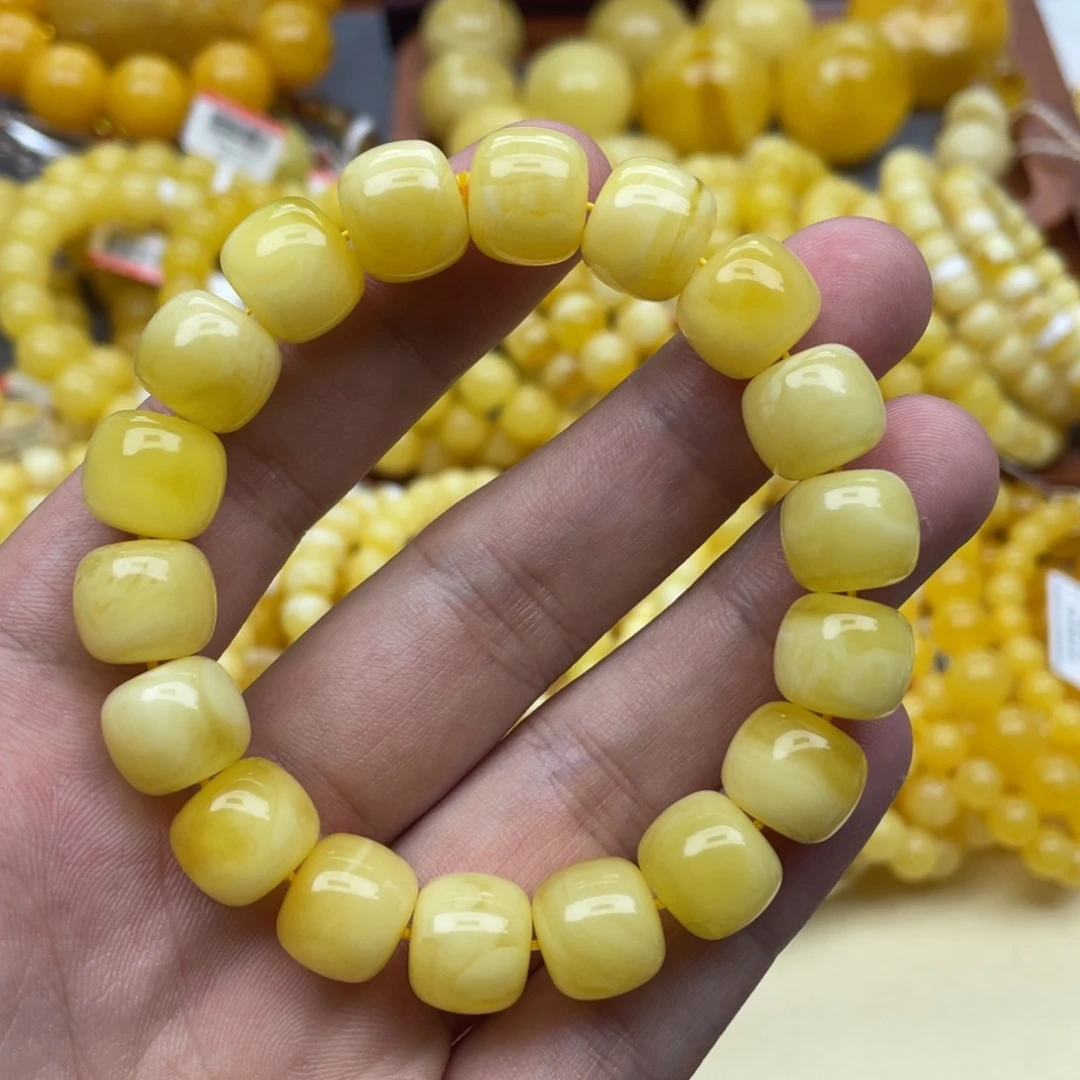 手链蜜蜡未镶嵌天然蜜蜡老型手链