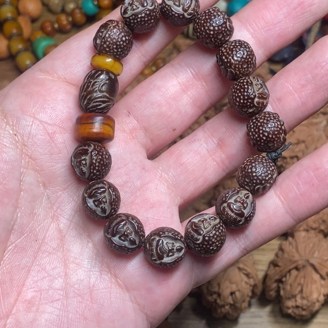 核桃手串/手链紫金鼠无相