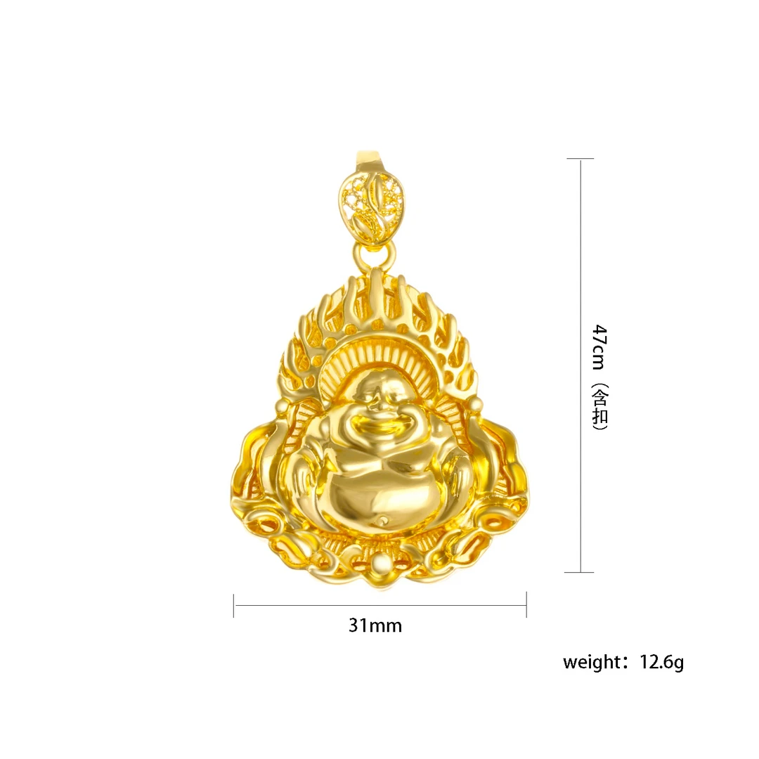 合金吊坠 火焰弥勒佛吊坠  男士 女士 时尚 精美