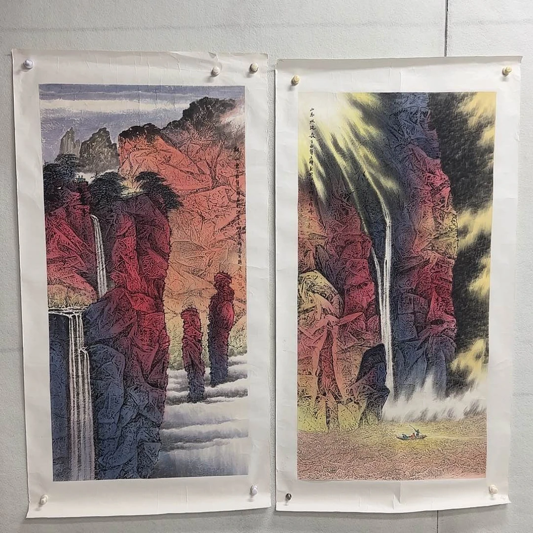 古***师国画老师经典作品欣赏