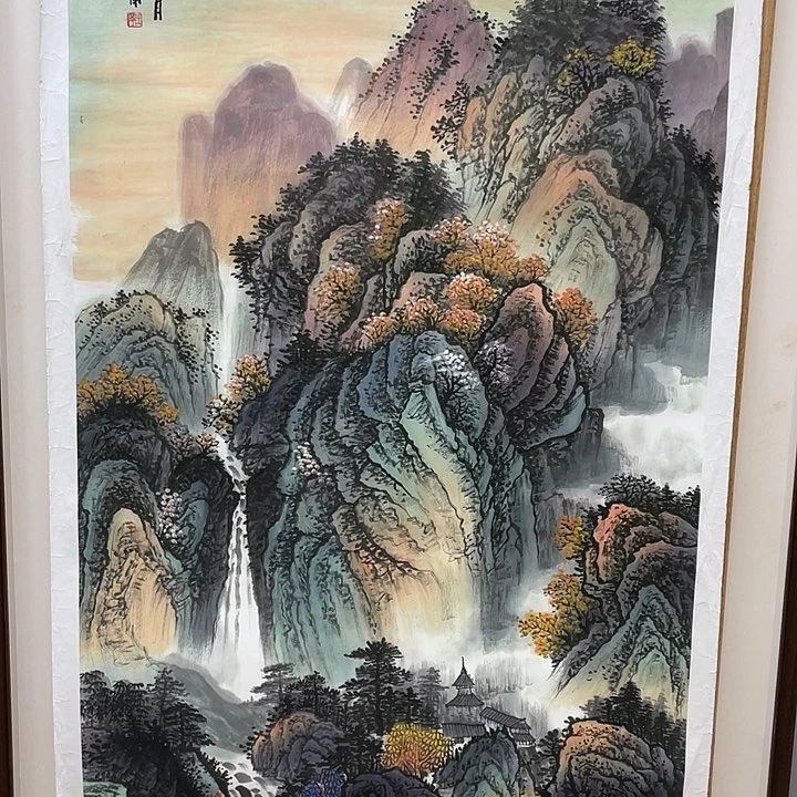 国画纯手绘国画山水画闪购链接