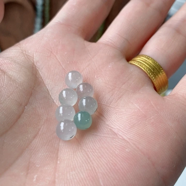 翡翠散珠天然缅甸翡翠