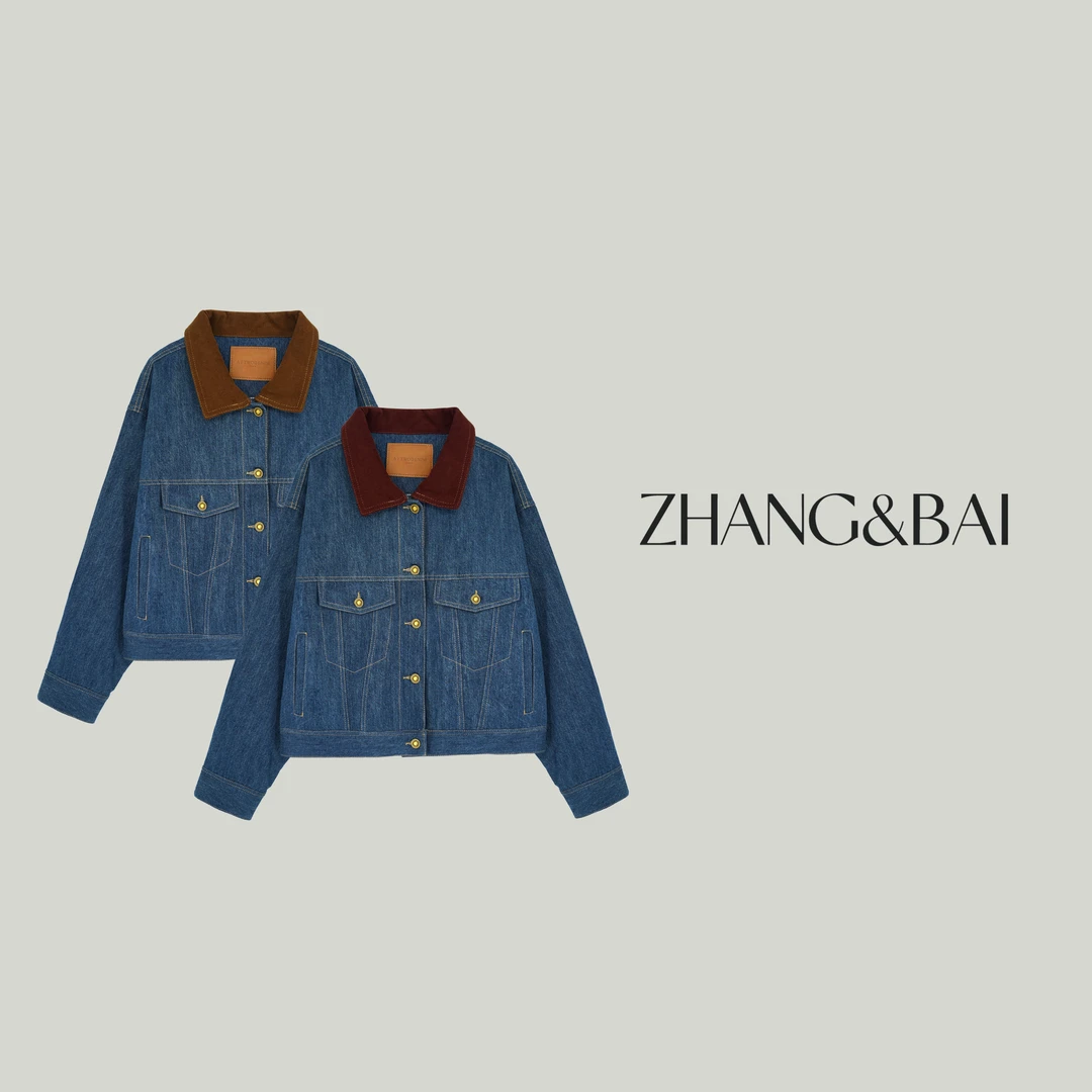 zhang&bai25&SS高定 | 【自由派】港风牛仔外套灯芯绒复古老钱百搭