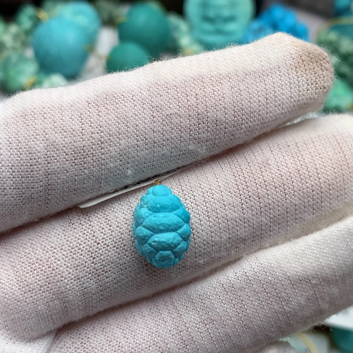 绿松石未镶嵌珠宝奇石8.8mm