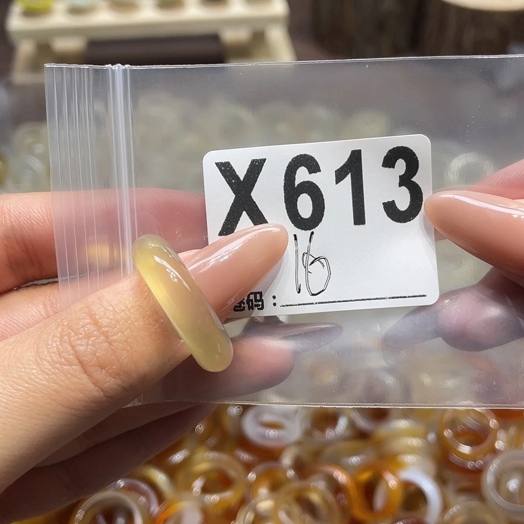 玛瑙/玉髓未镶嵌戒指613