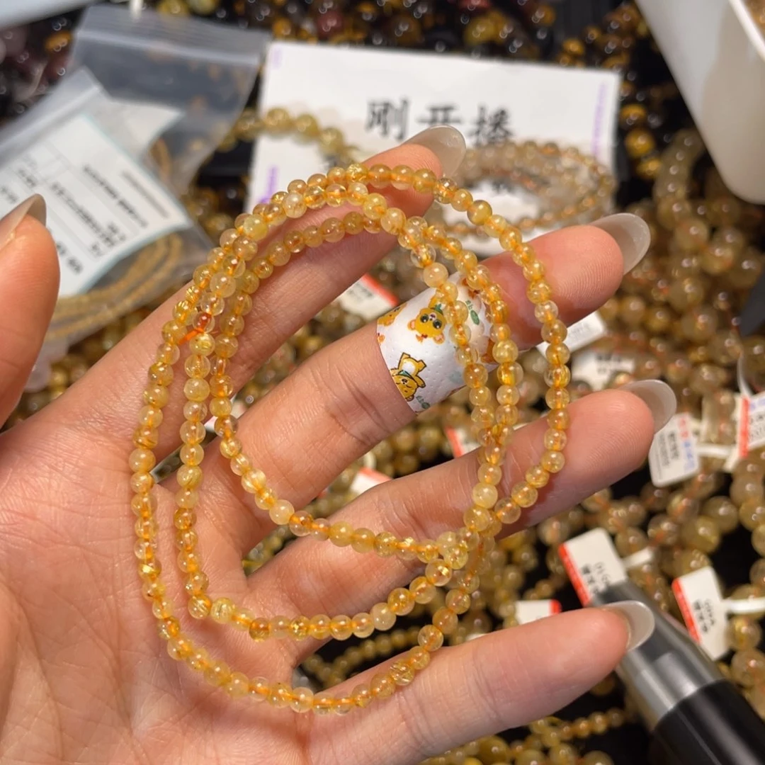 发晶手串未镶嵌代**✨三圈