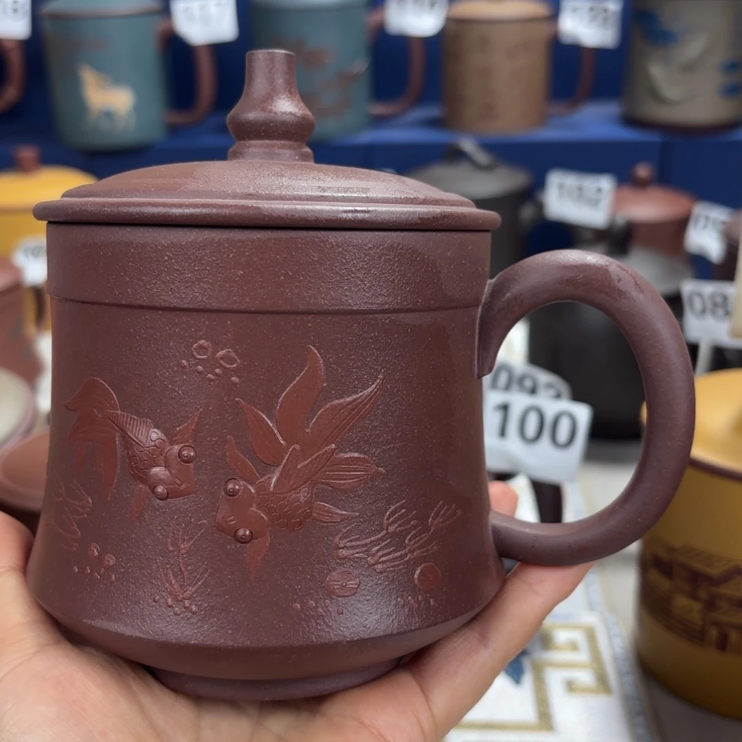 紫砂茶杯紫砂盖杯