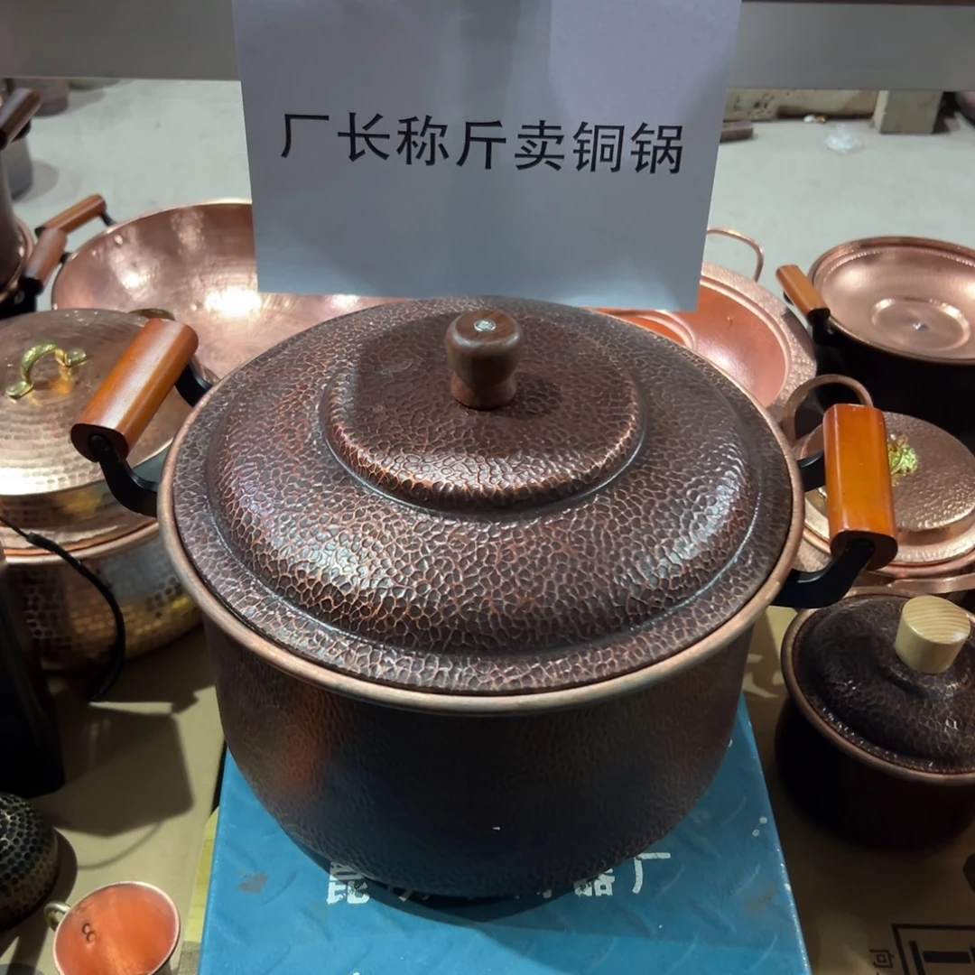 32厘米直筒加深汤锅木顶盖电磁炉