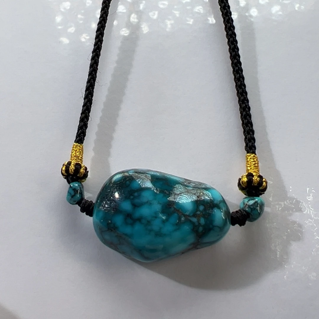 绿松石未镶嵌挂件