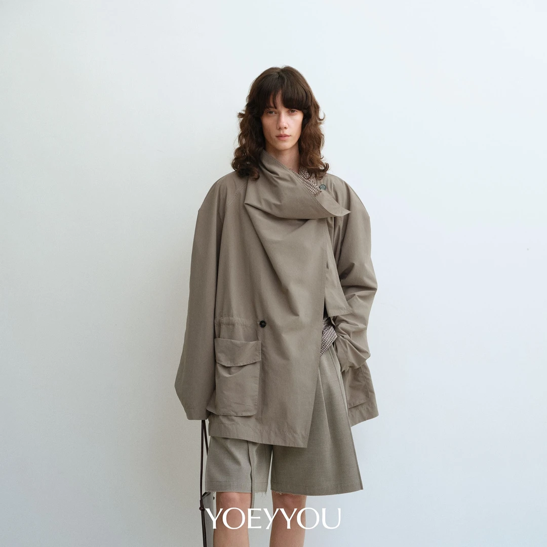 YOEYYOU围裹领夹克