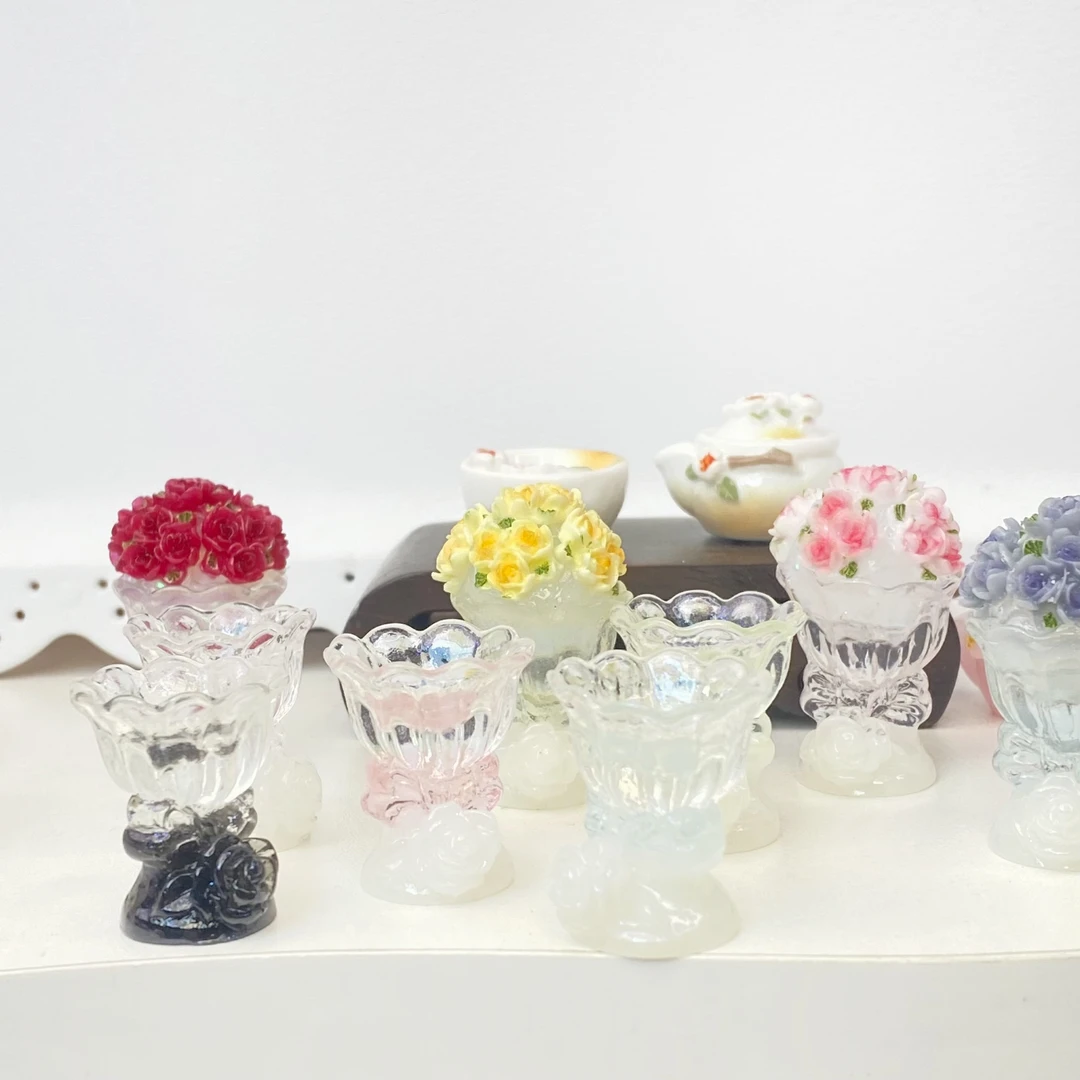 【定制】山茶花杯 diy奶油手机壳树脂配件手工手机壳饰品材料