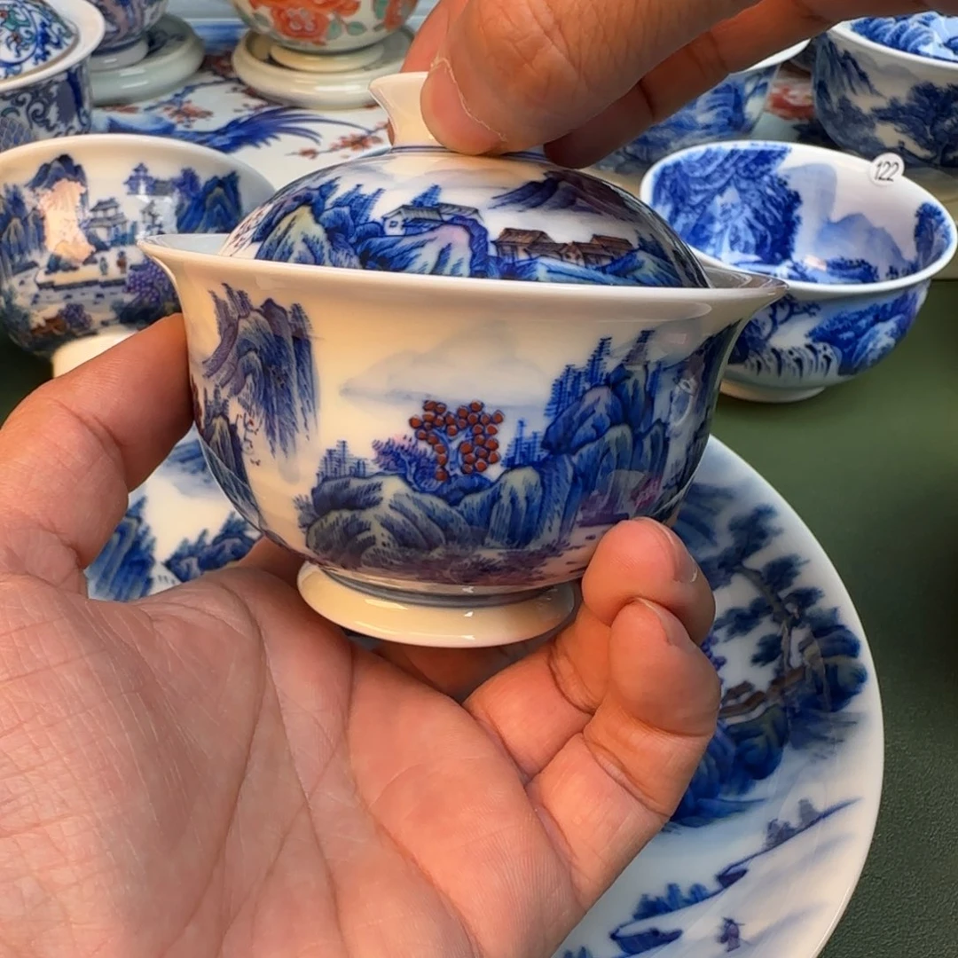陶纯手工纯手绘茶具396