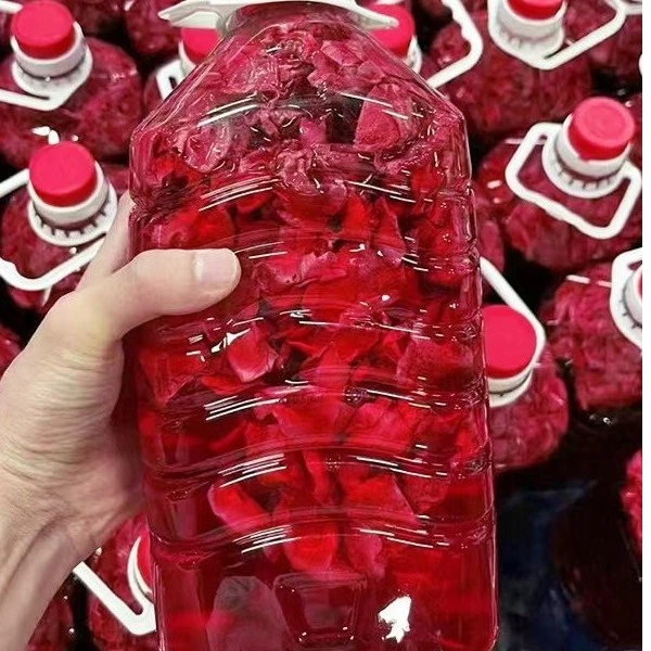 整瓶云南重瓣红玫瑰醋正品果醋正宗黄冰糖重瓣玫瑰酿造醋酸甜可口
