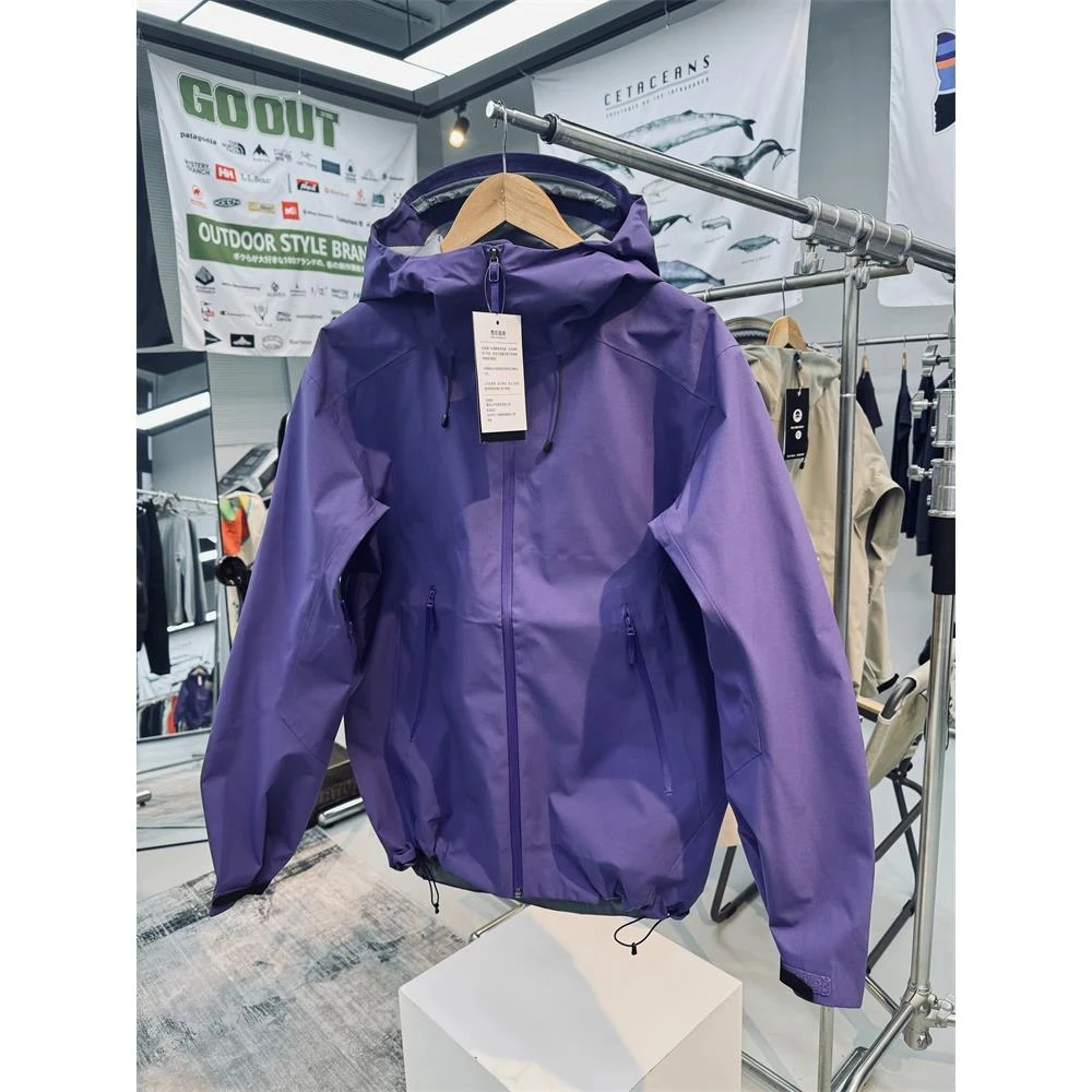 特大码300斤户外防风防水硬壳冲锋衣外套男女春秋季连帽拉链夹克