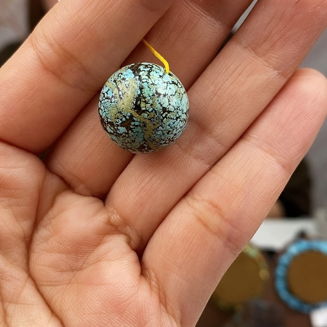 秋***事绿松石未镶嵌原矿