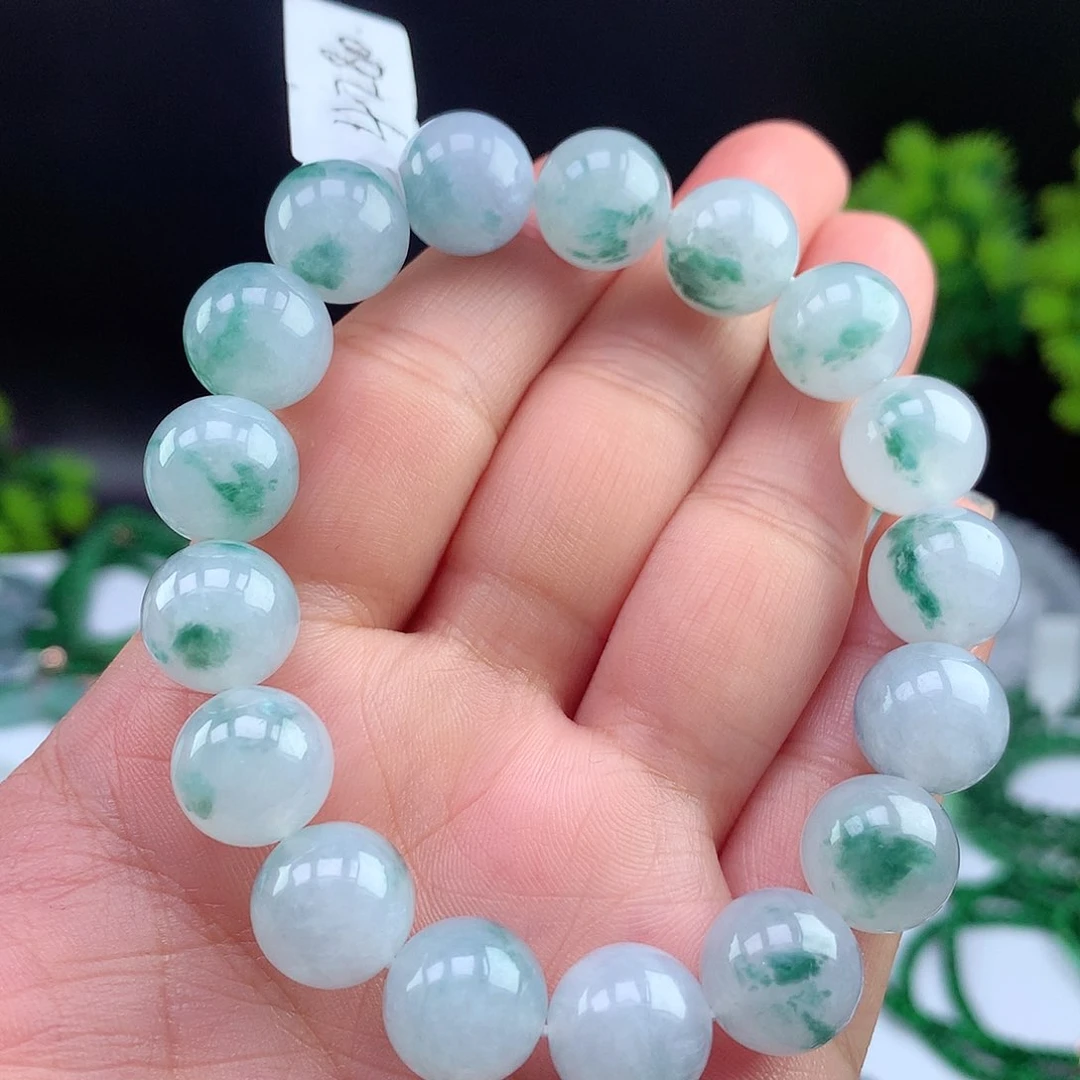 翡翠未镶嵌颈饰手串