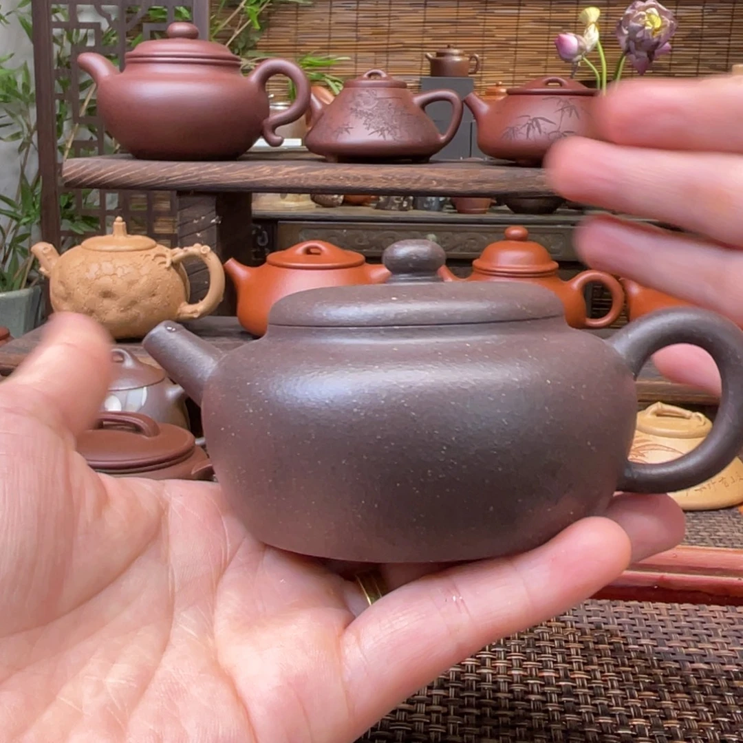 茶壶紫砂宜兴原矿紫砂手工制140