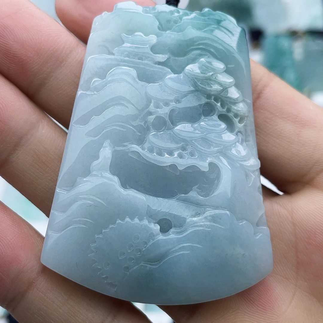 颈饰未镶嵌翡翠翡翠