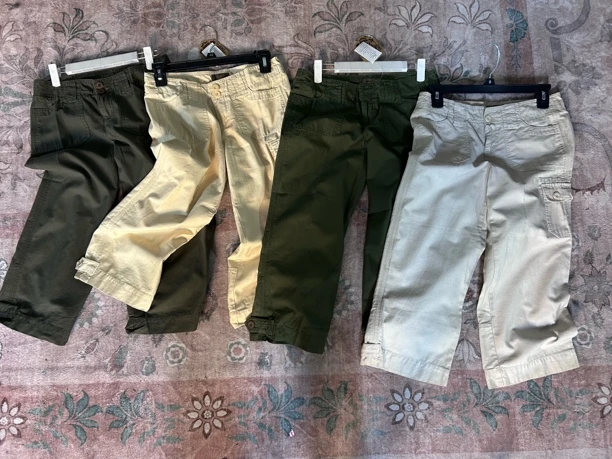 四色七分裤no退no换