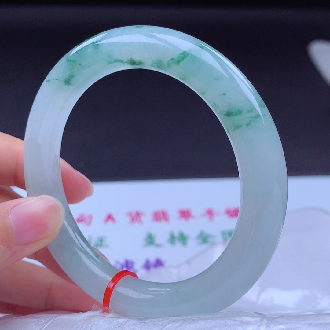 翡翠未镶嵌手镯手镯001646