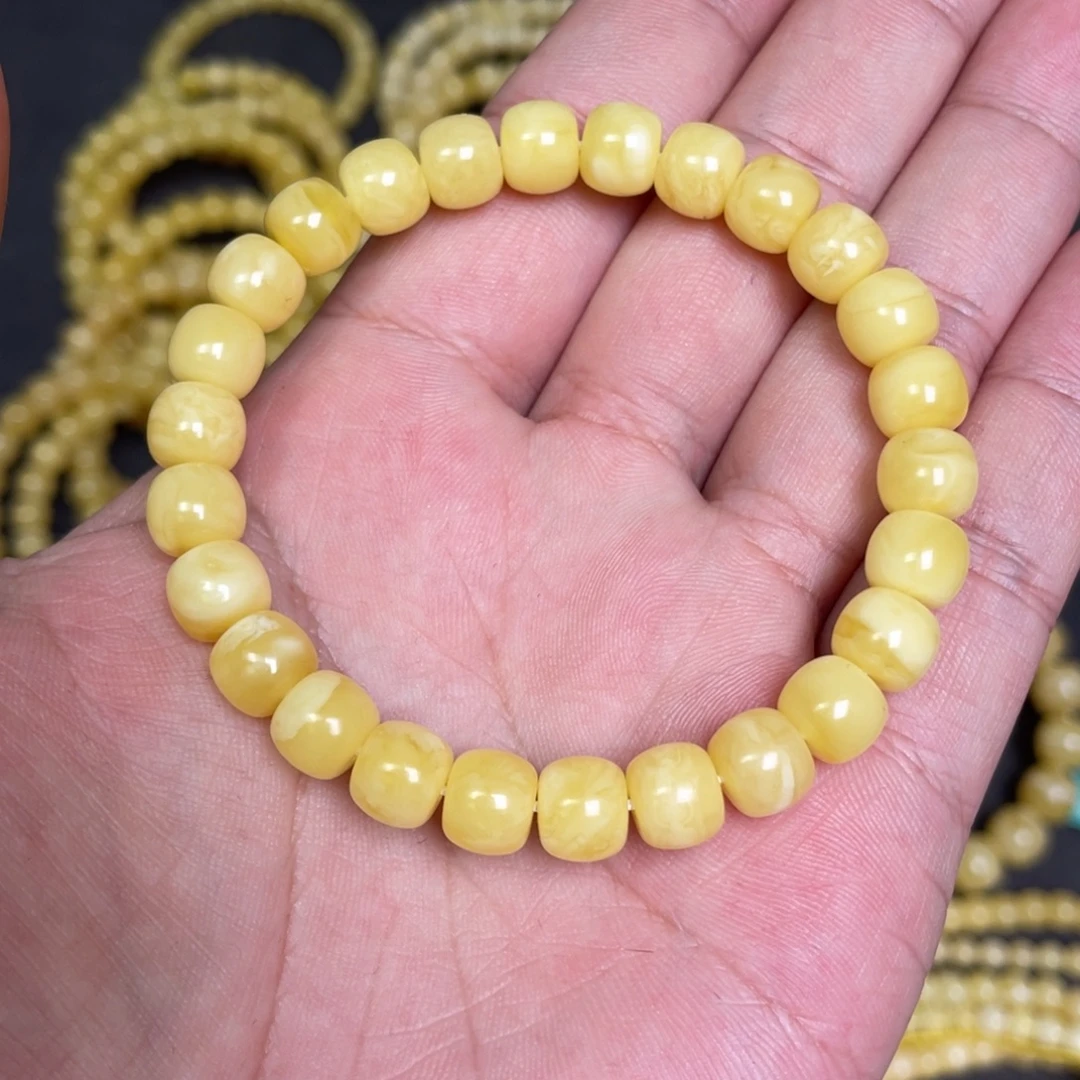 蜜蜡未镶嵌裸石蜜蜡手串8.3mm