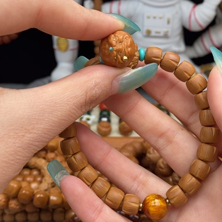 文玩核桃手串百香加单籽