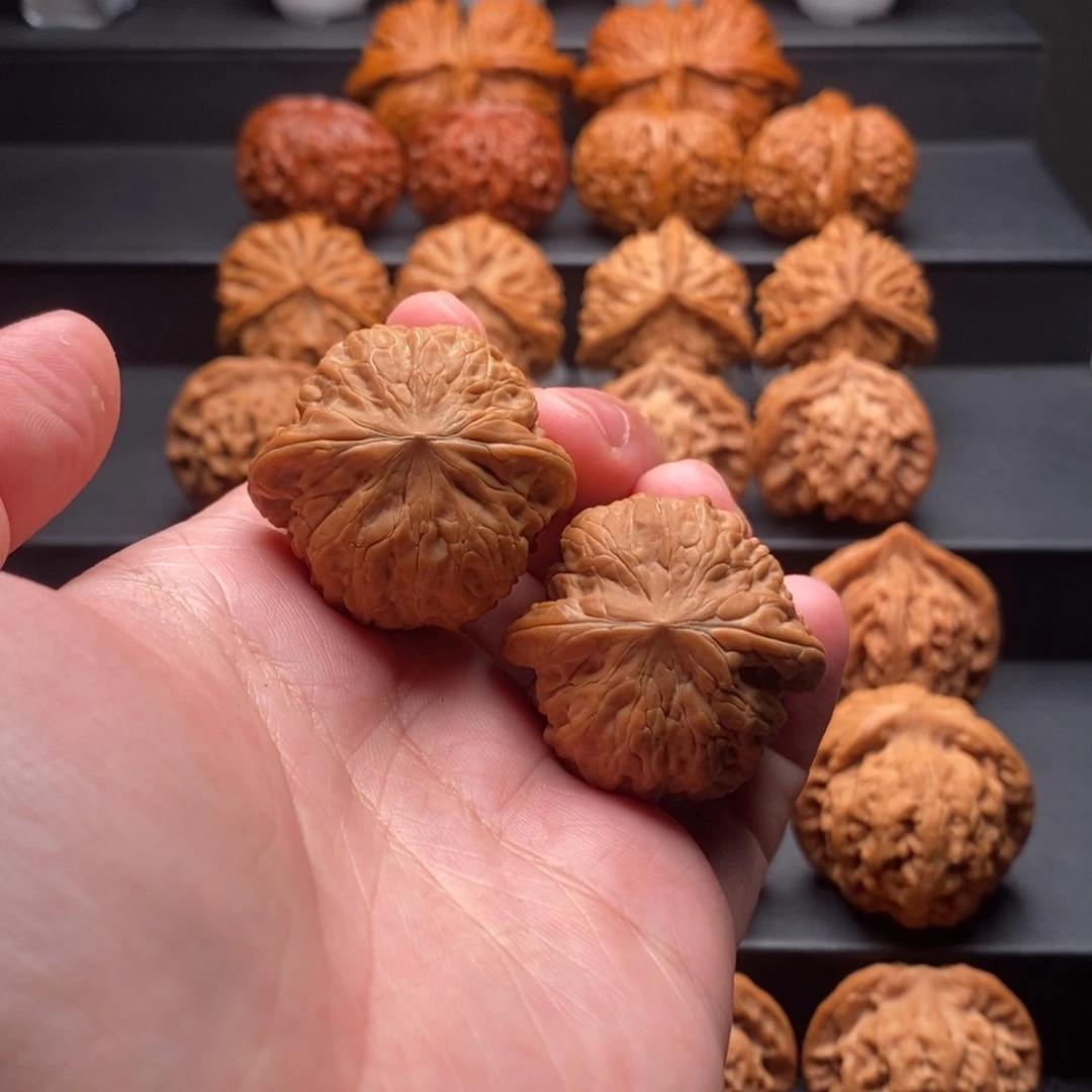 把件文玩核桃37尺全品平谷铁锤