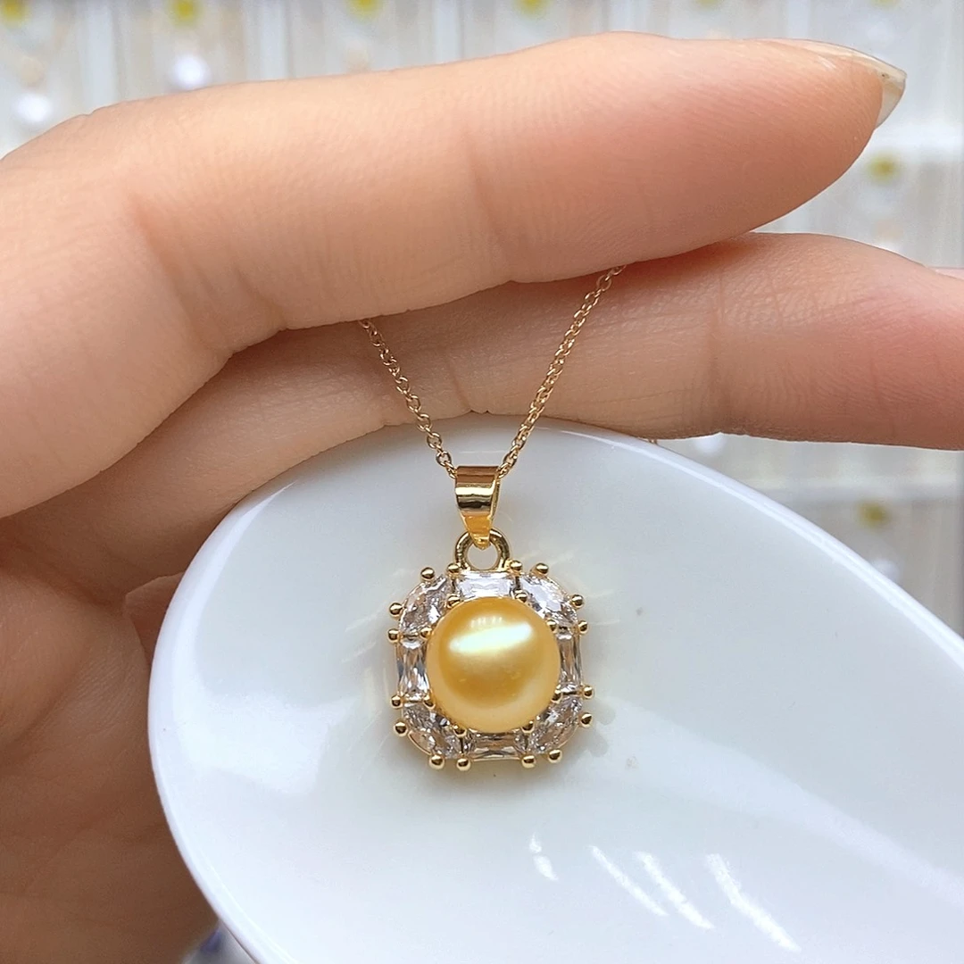 淡水珍珠合金颈饰