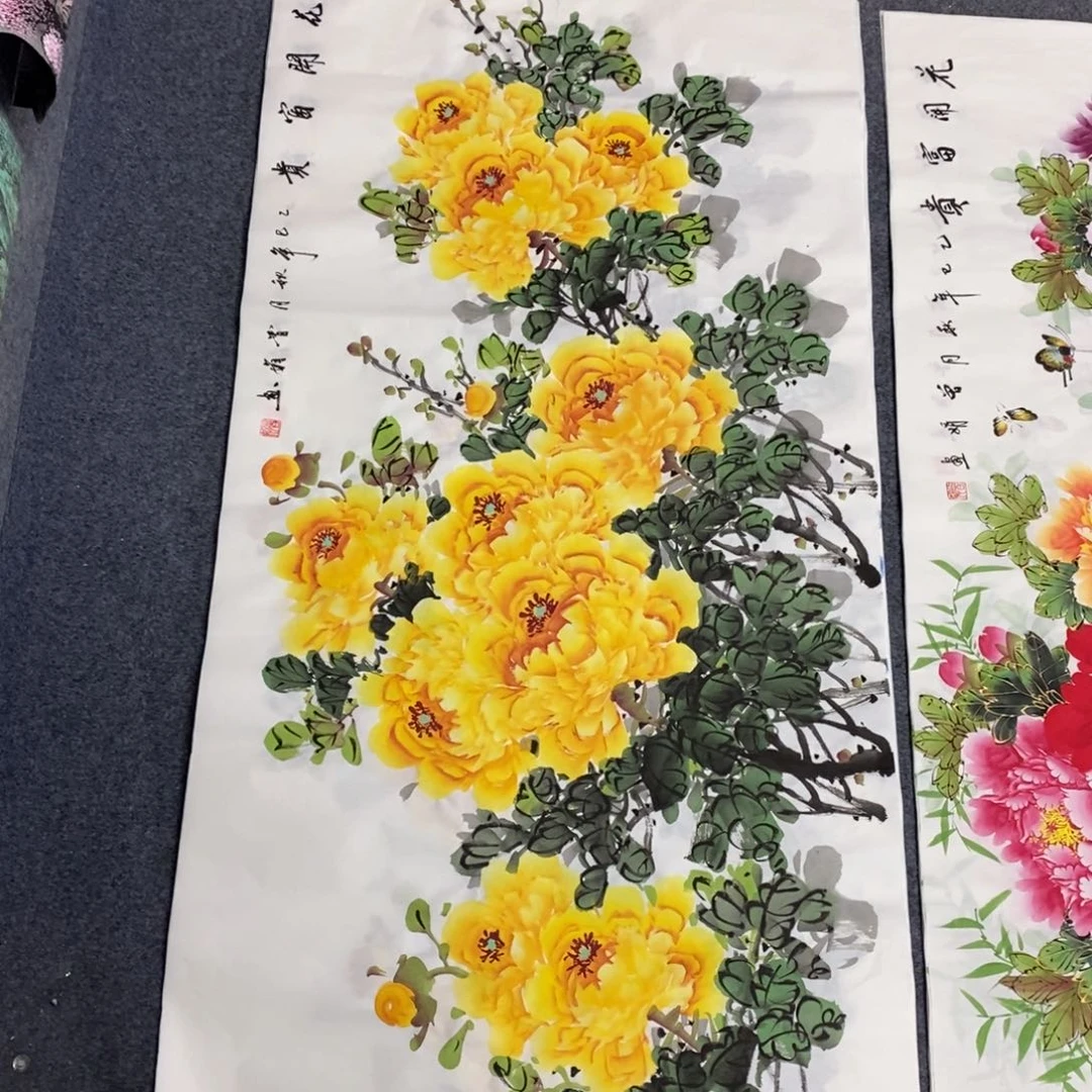 国画尺寸140✖️70四尺精品手绘画