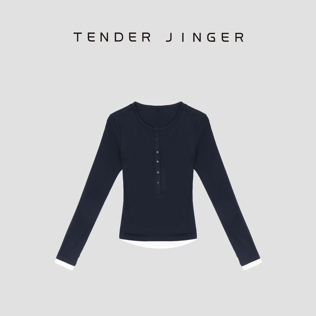 Tender Jinger修身版型长袖上衣T53LFK30741
