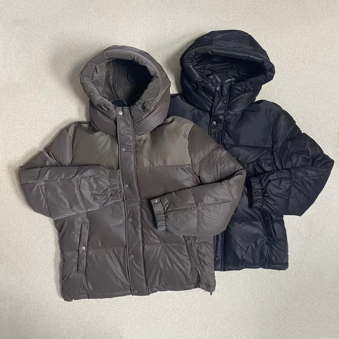 Sweet DD男士冬季厚款拼接亚光面保暖羽绒服