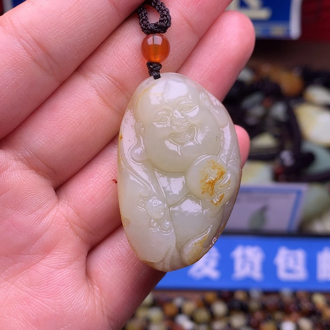 和田玉颈饰未镶嵌