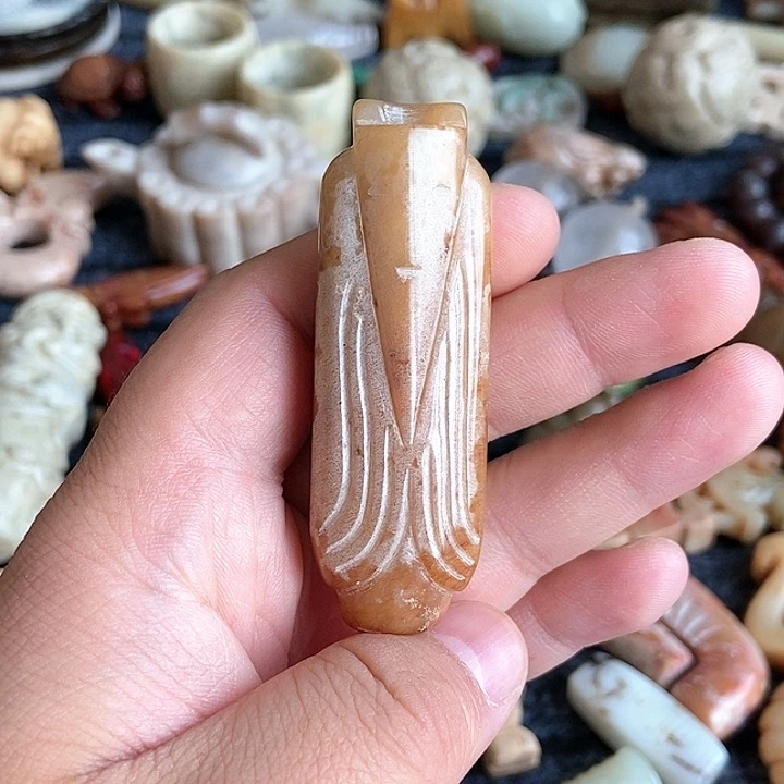 和田玉未镶嵌颈饰46