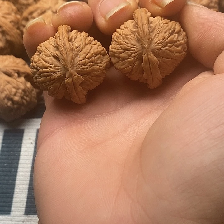 吊坠文玩核桃33白狮子
