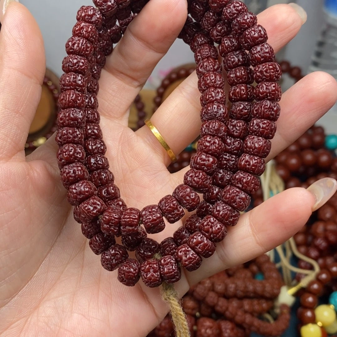 猴头核桃吊坠紫皮一代龙108