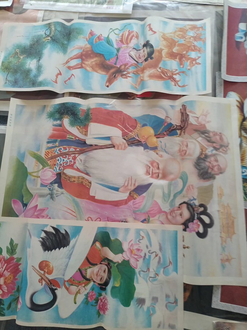 年画改拍链接  群仙祝寿图