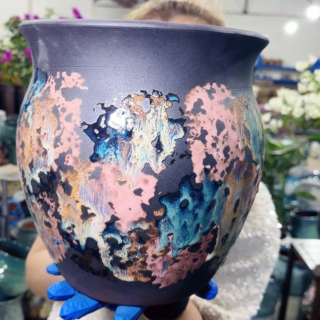 花盆紫砂高23口22