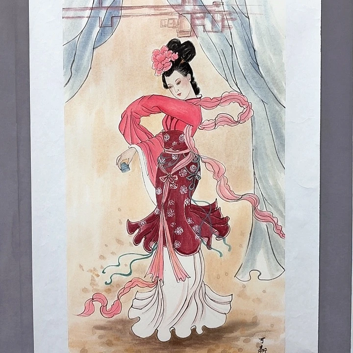 国画亲笔手绘放心去藏