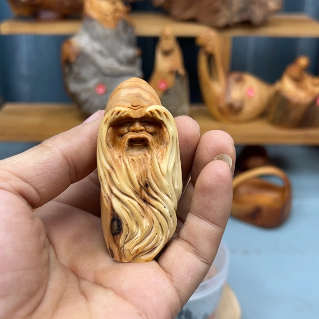 墨***ㅤ木崖柏木摆件手把件