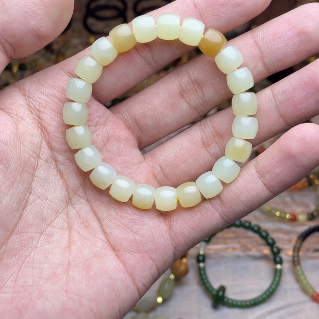 和田玉未镶嵌手链