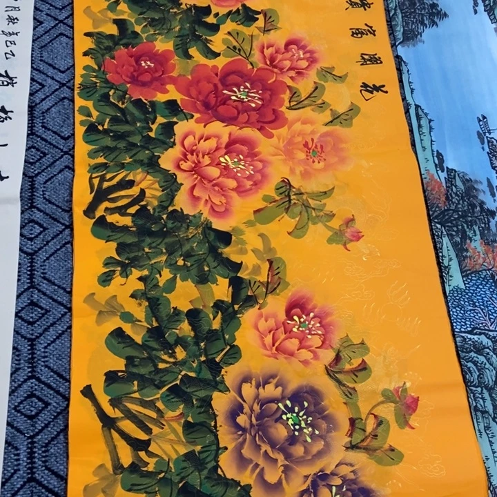 枕书斋画廊的直播间