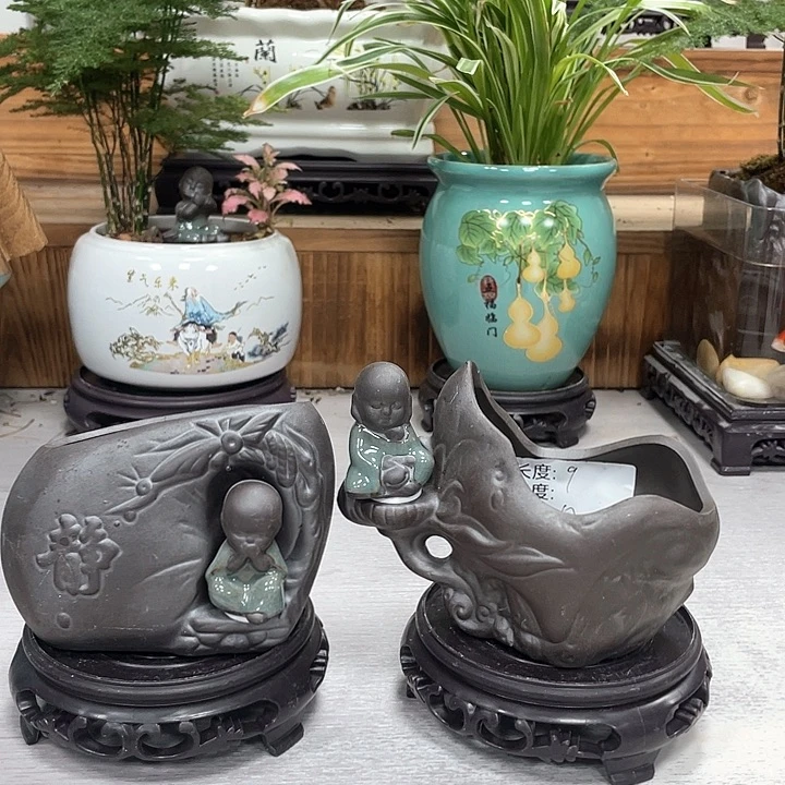 陶瓷花盆紫砂精美花盆抢购