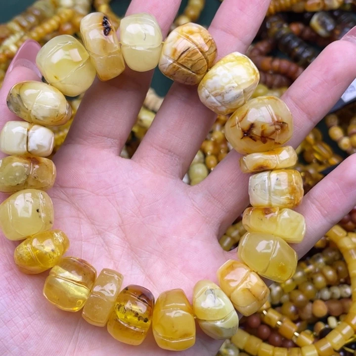 琥珀未镶嵌珠宝奇石