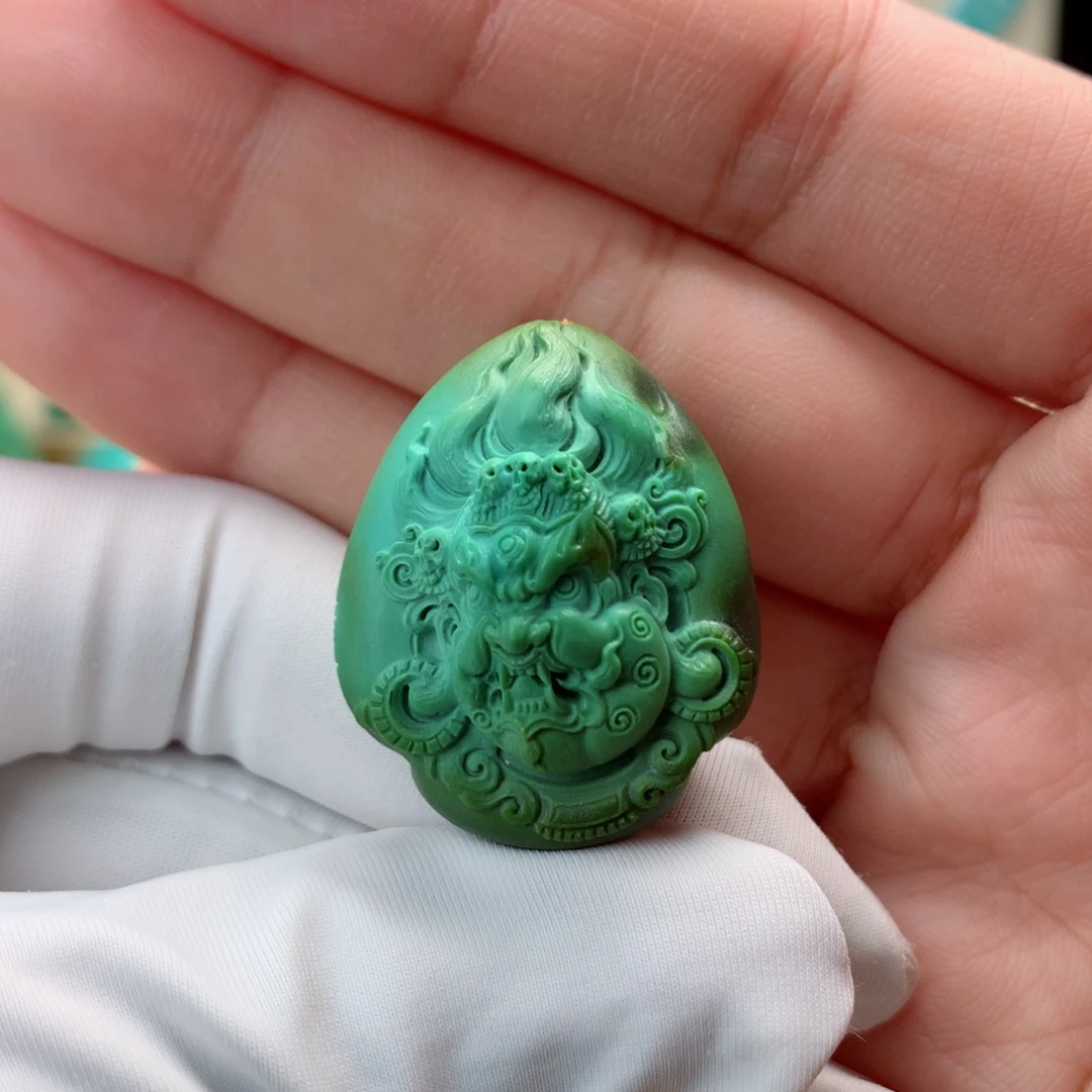 未镶嵌绿松石挂件